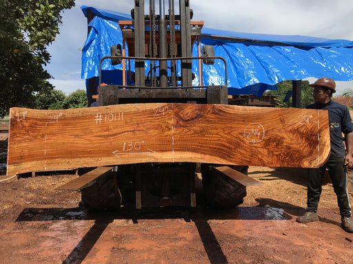 Jatoba / Brazilian #10111 –2-3/4″ x  24"  x   130" FREE SHIPPING within the Contiguous US. freeshipping - Big Wood Slabs