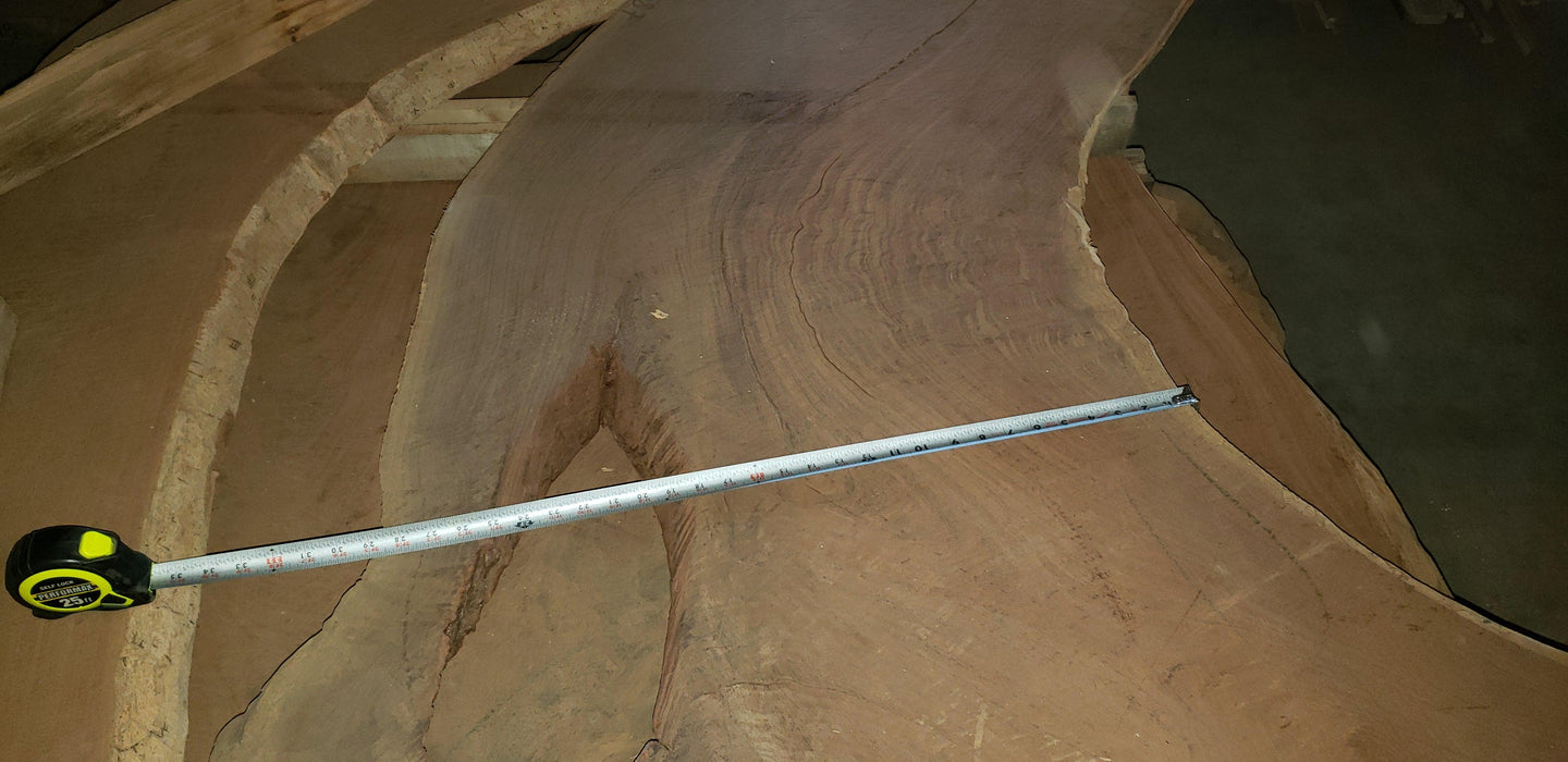 Cumaru / Brazilian Teak #4587 -1-3/4" x 24" to 42" x 54" FREE SHIPPING within the Contiguous US. freeshipping - Big Wood Slabs