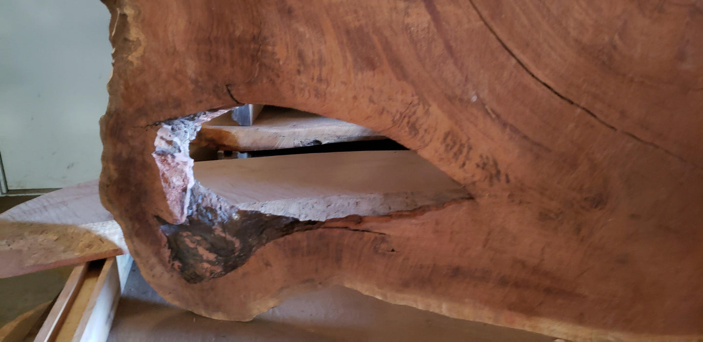 Cumaru / Brazilian Teak #4587 -1-3/4" x 24" to 42" x 54" FREE SHIPPING within the Contiguous US. freeshipping - Big Wood Slabs