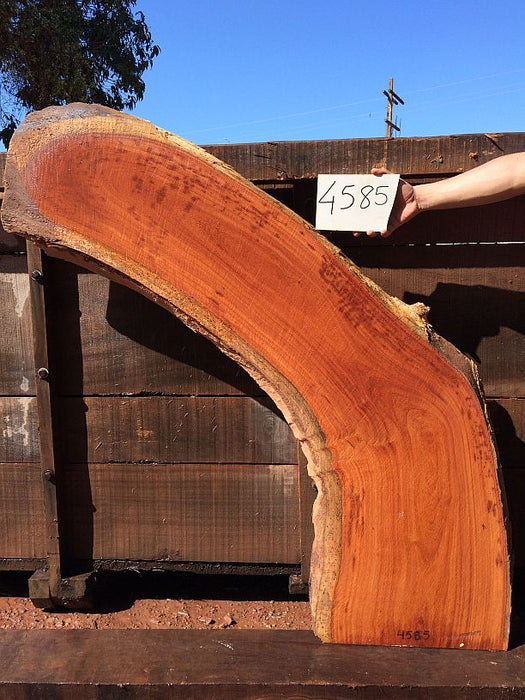 Cumaru / Brazilian Teak #4585 - 1-1/2" x 14" to 18" x 60" FREE SHIPPING within the Contiguous US. freeshipping - Big Wood Slabs