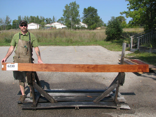 Honduran Rosewood #6230– 15/16" x 5 3/4" x 114" FREE SHIPPING within the Contiguous US. freeshipping - Big Wood Slabs