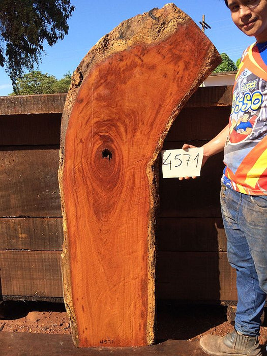 Cumaru / Brazilian Teak #4571 - 2-3/4" x 16" x 60" FREE SHIPPING within the Contiguous US. freeshipping - Big Wood Slabs