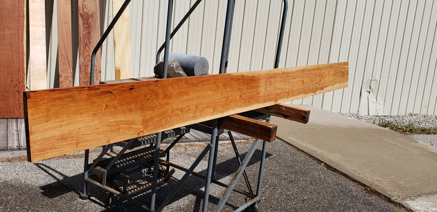 Cherry, American #7270(OC) - 7/8" x 8-1/2" x 111" FREE SHIPPING within the Contiguous US. freeshipping - Big Wood Slabs