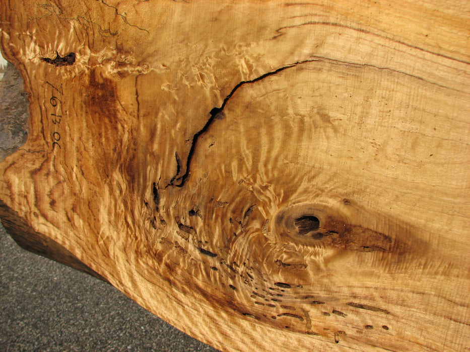 Cottonwood #7613(ROC) - 2-3/4" x 23" to 42" x 112" FREE SHIPPING within the Contiguous US. freeshipping - Big Wood Slabs