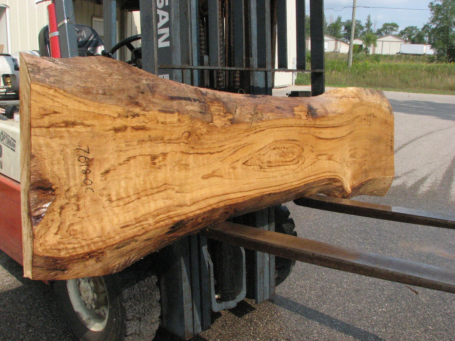 Cottonwood #7618(ROC) - 2-3/4" x 11" to 19" x 89" (Back side is 18"-26" wide) FREE SHIPPING within the Contiguous US. freeshipping - Big Wood Slabs