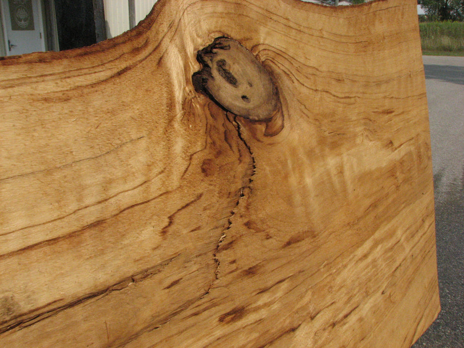 Cottonwood #7618(ROC) - 2-3/4" x 11" to 19" x 89" (Back side is 18"-26" wide) FREE SHIPPING within the Contiguous US. freeshipping - Big Wood Slabs