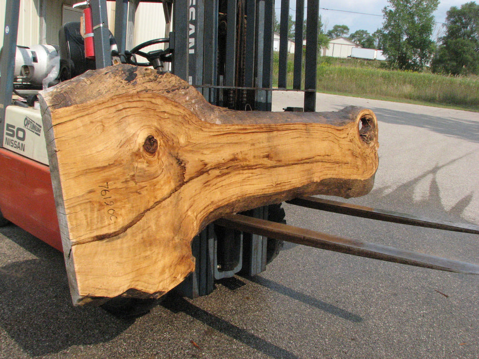 Cottonwood #7619(ROC) - 2-3/4" x 13" to 32" x 96" (Back side is 19"-37" wide) FREE SHIPPING within the Contiguous US. freeshipping - Big Wood Slabs