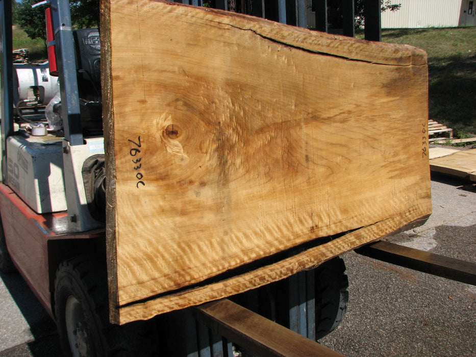 Cottonwood #7633(ROC) - 2-1/2" x 27" to 33" x 55" FREE SHIPPING within the Contiguous US. freeshipping - Big Wood Slabs