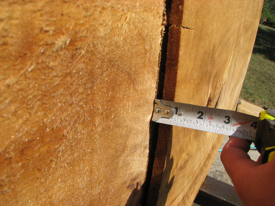 Cottonwood #7634(ROC) - 2-1/2" to 3" x 15" to 28" x 61" FREE SHIPPING within the Contiguous US. freeshipping - Big Wood Slabs