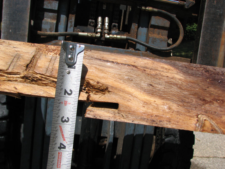 Cottonwood #7634(ROC) - 2-1/2" to 3" x 15" to 28" x 61" FREE SHIPPING within the Contiguous US. freeshipping - Big Wood Slabs