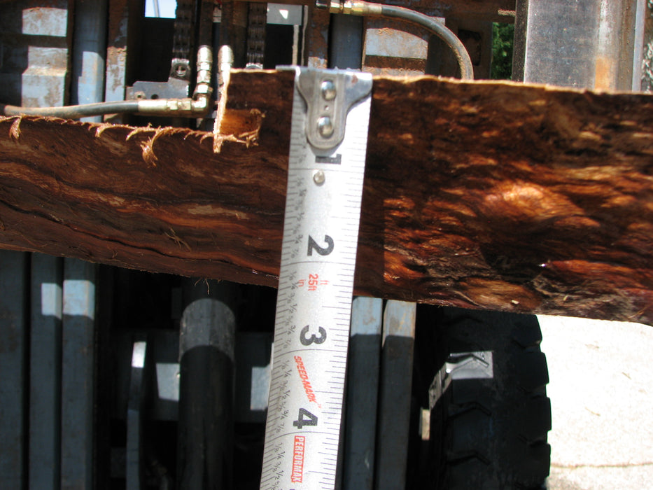 Cottonwood #7634(ROC) - 2-1/2" to 3" x 15" to 28" x 61" FREE SHIPPING within the Contiguous US. freeshipping - Big Wood Slabs