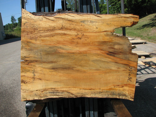 Maple, Spalted #7641(ROC) - 2-1/2" x 32" to 37" x 46" FREE SHIPPING within the Contiguous US. freeshipping - Big Wood Slabs