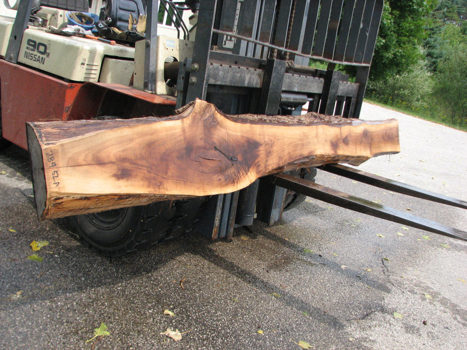 Walnut, American #7895(LA) - 4" x 7" to 16" x 129" - FREE SHIPPING within the Contiguous US. freeshipping - Big Wood Slabs