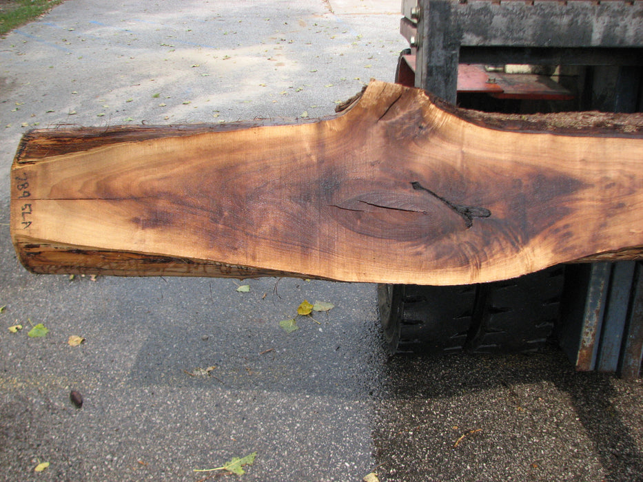 Walnut, American #7895(LA) - 4" x 7" to 16" x 129" - FREE SHIPPING within the Contiguous US. freeshipping - Big Wood Slabs