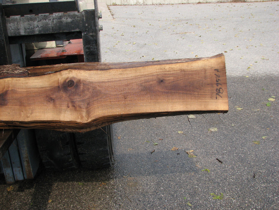 Walnut, American #7895(LA) - 4" x 7" to 16" x 129" - FREE SHIPPING within the Contiguous US. freeshipping - Big Wood Slabs