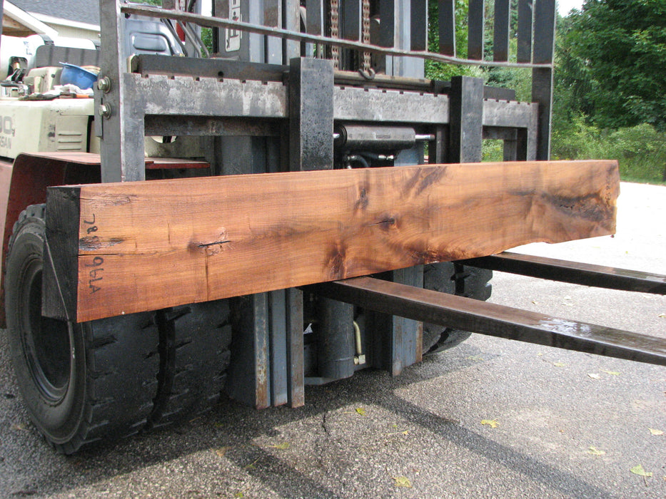Walnut, American #7896(LA) - 5" x 9" to 11" x 92" - FREE SHIPPING within the Contiguous US. freeshipping - Big Wood Slabs