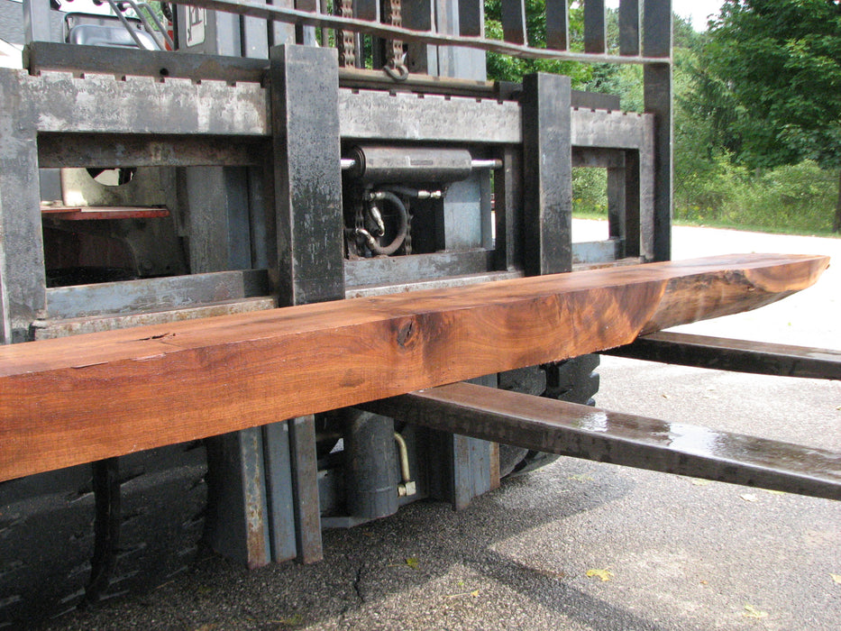 Walnut, American #7896(LA) - 5" x 9" to 11" x 92" - FREE SHIPPING within the Contiguous US. freeshipping - Big Wood Slabs