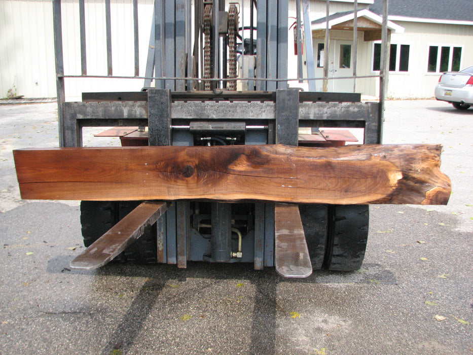 Walnut, American #7896(LA) - 5" x 9" to 11" x 92" - FREE SHIPPING within the Contiguous US. freeshipping - Big Wood Slabs