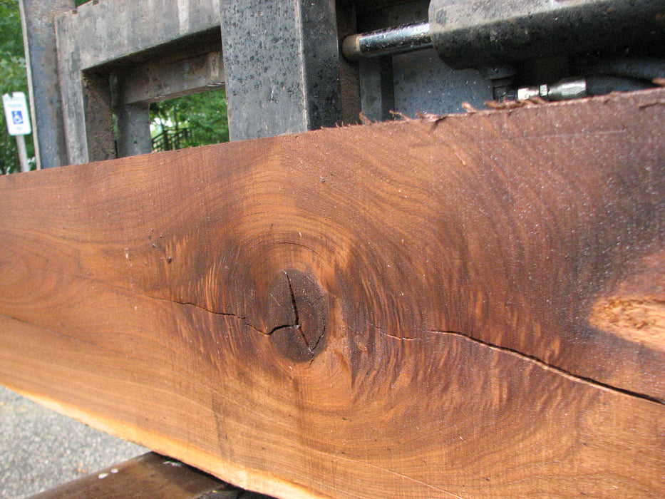 Walnut, American #7896(LA) - 5" x 9" to 11" x 92" - FREE SHIPPING within the Contiguous US. freeshipping - Big Wood Slabs