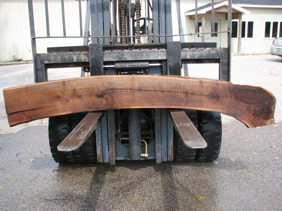Walnut, American #7897(LA) - 4-1/2" x 10" to 14" x 94" - FREE SHIPPING within the Contiguous US. freeshipping - Big Wood Slabs