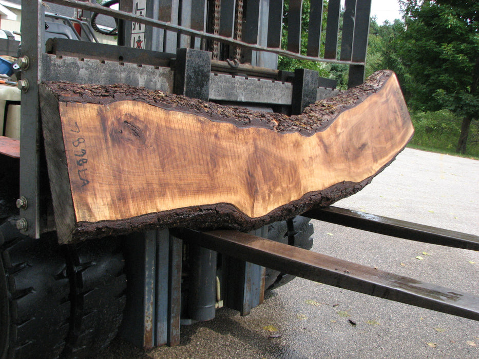 Walnut, American #7898(LA) - 4-1/4" x 9" to 16" x 85" - FREE SHIPPING within the Contiguous US. freeshipping - Big Wood Slabs