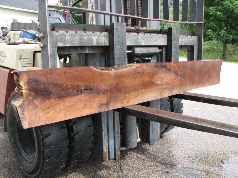 Walnut, American #8000(LA) - 2-3/4" x 10-1/2" to 11-1/2" x 90" - FREE SHIPPING within the Contiguous US. freeshipping - Big Wood Slabs