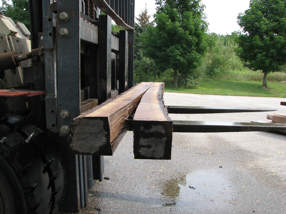 Walnut, American #8002(LA) - 5-1/2"" x 8" to 11" x 98" - FREE SHIPPING within the Contiguous US. freeshipping - Big Wood Slabs