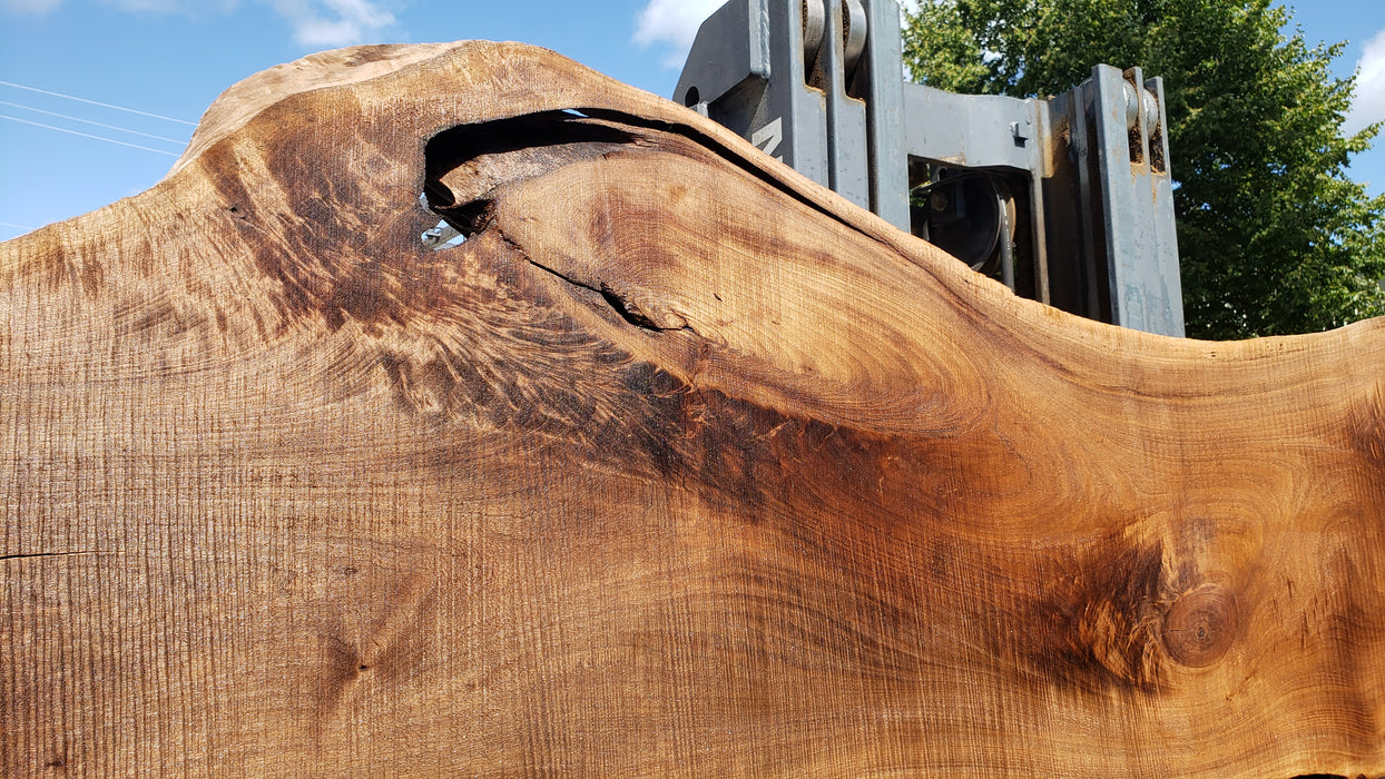 Walnut, American #8006(LA)- Book Matched Set - 2-1/4" x (44" to 60") x 121" - FREE SHIPPING within the Contiguous US. freeshipping - Big Wood Slabs