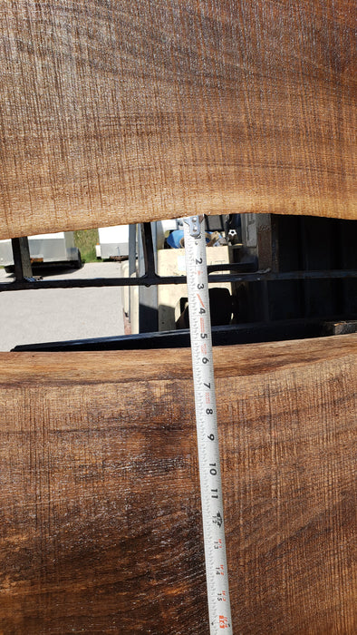 Walnut, American #8006(LA)- Book Matched Set - 2-1/4" x (44" to 60") x 121" - FREE SHIPPING within the Contiguous US. freeshipping - Big Wood Slabs