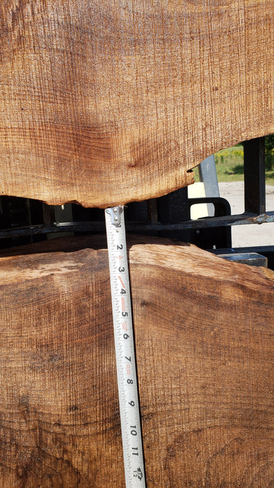 Walnut, American #8006(LA)- Book Matched Set - 2-1/4" x (44" to 60") x 121" - FREE SHIPPING within the Contiguous US. freeshipping - Big Wood Slabs