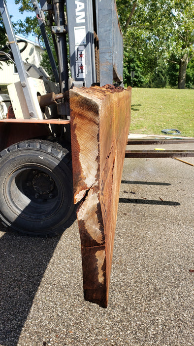 Cherry, American / Flame Figure #8015 (LA) - 2-1/2" x 20" to 23" x 174" FREE SHIPPING within the Contiguous US. freeshipping - Big Wood Slabs