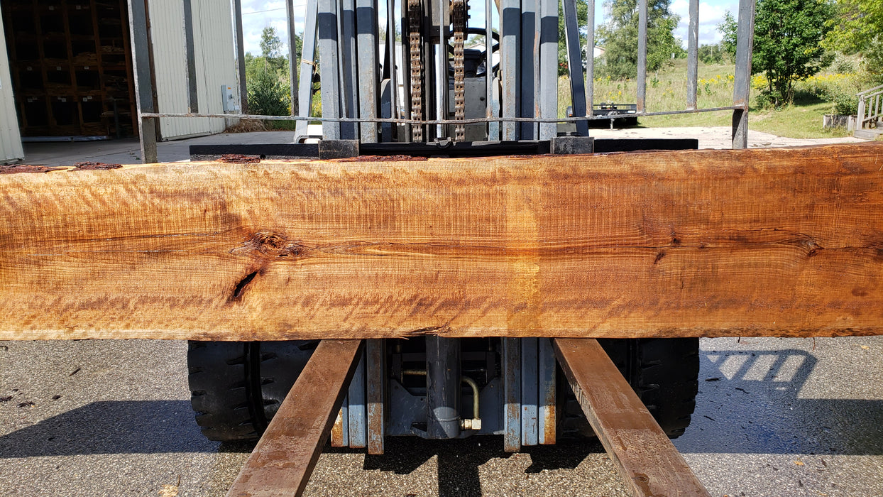 Cherry, American / Flame Figure #8015 (LA) - 2-1/2" x 20" to 23" x 174" FREE SHIPPING within the Contiguous US. freeshipping - Big Wood Slabs