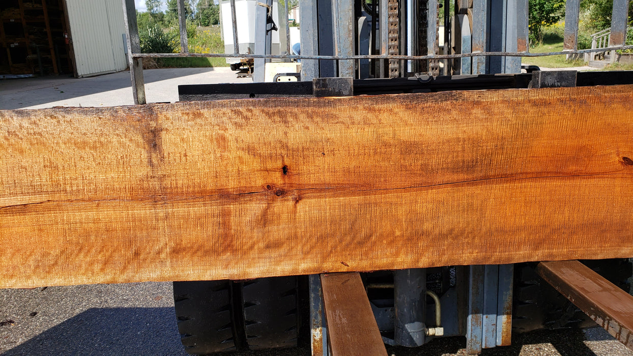 Cherry, American / Flame Figure #8015 (LA) - 2-1/2" x 20" to 23" x 174" FREE SHIPPING within the Contiguous US. freeshipping - Big Wood Slabs