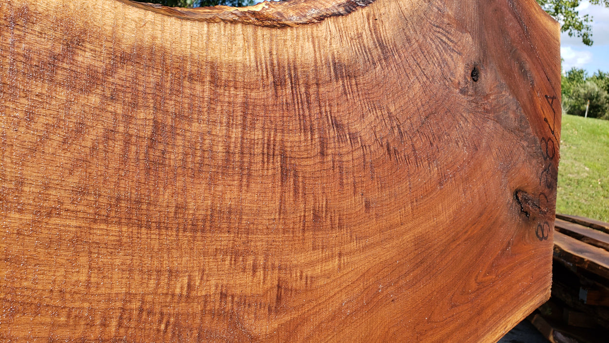 Walnut, American #8028(LA) - 2" x 11" to 23" x 132" - FREE SHIPPING within the Contiguous US. freeshipping - Big Wood Slabs