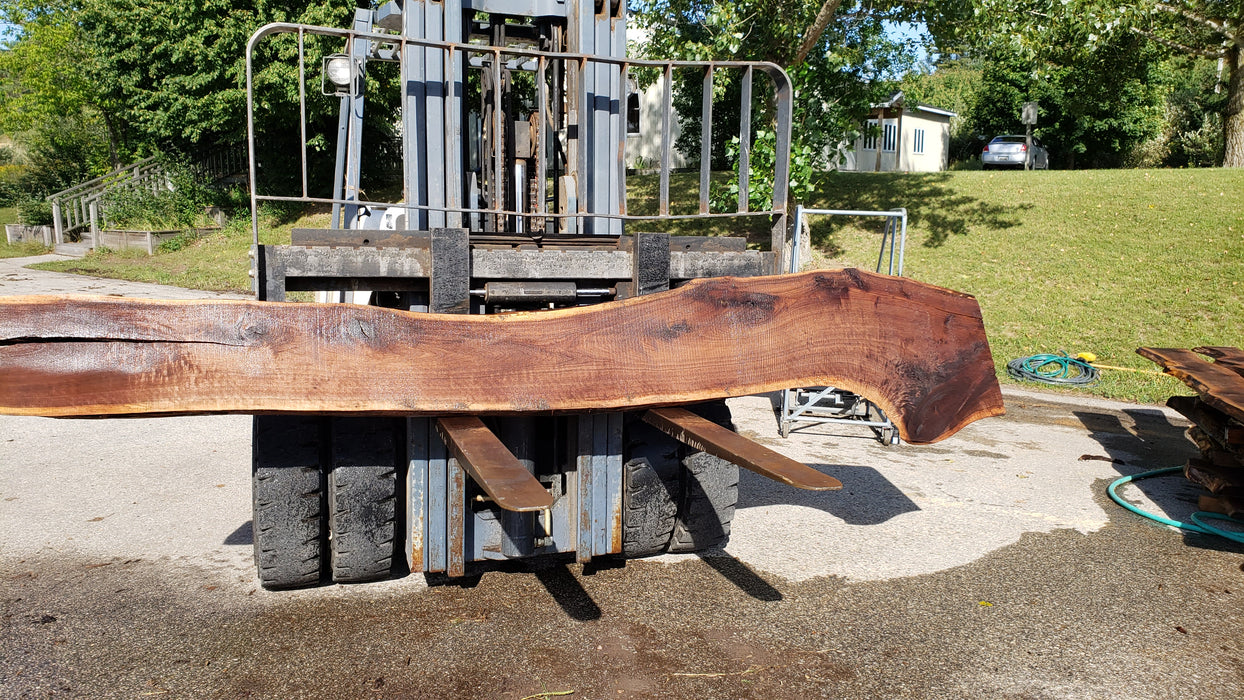 Walnut, American #8028(LA) - 2" x 11" to 23" x 132" - FREE SHIPPING within the Contiguous US. freeshipping - Big Wood Slabs