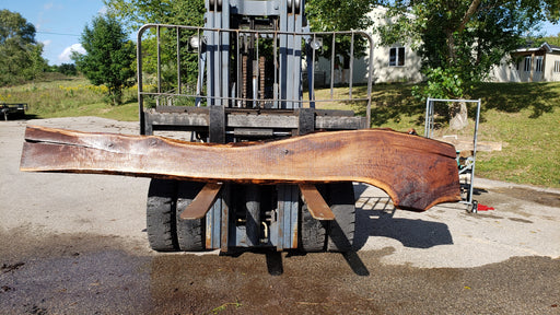 Walnut, American #8029(LA) - 2" x 10" to 23" x 132" - FREE SHIPPING within the Contiguous US. freeshipping - Big Wood Slabs