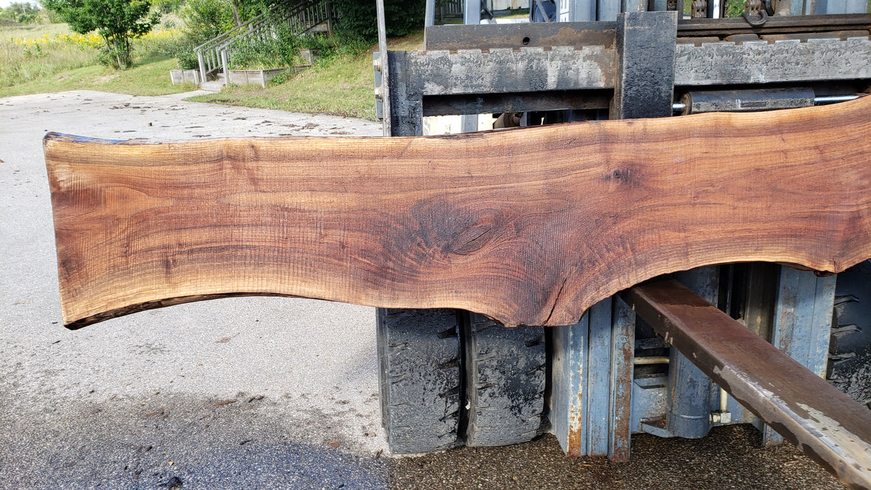 Walnut, American #8030(LA) - 2" x 13" to 17" x 127" - FREE SHIPPING within the Contiguous US. freeshipping - Big Wood Slabs