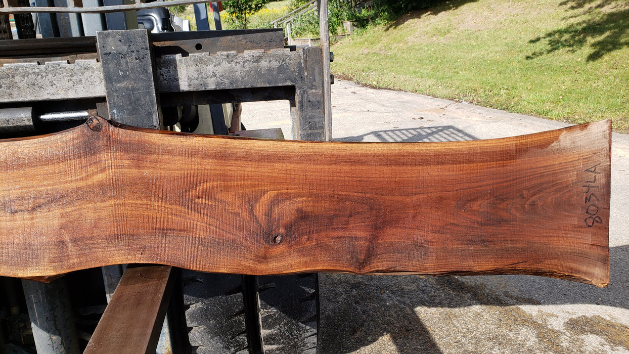 Walnut, American #8034 (LA) - 1-1/2" x 10" to 18" x 127" - FREE SHIPPING within the Contiguous US. freeshipping - Big Wood Slabs