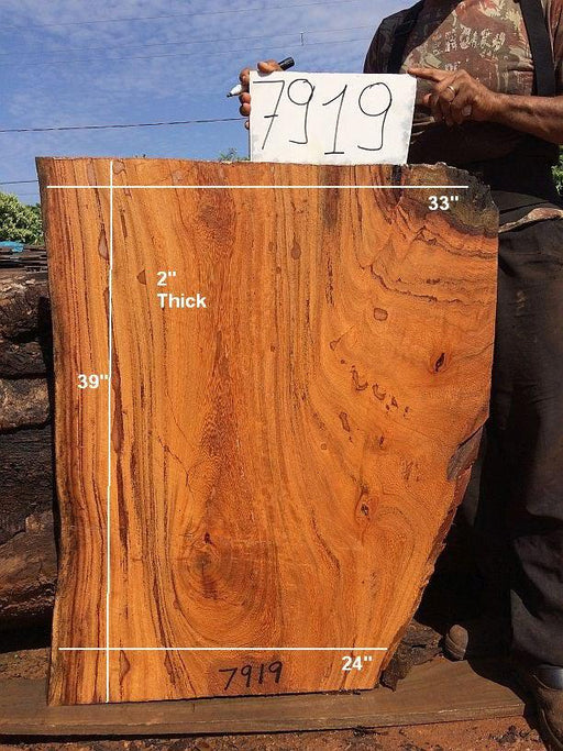 Angelim Pedra #7919 - 2" x 24" to 33" x 39" FREE SHIPPING within the Contiguous US. freeshipping - Big Wood Slabs