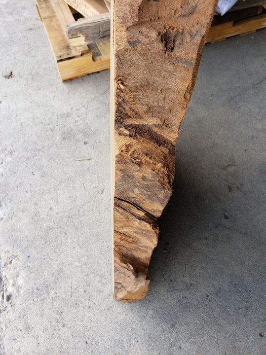 Ipe / Brazilian Walnut #8908 - 2-3/4″ x 21″ to 25″ x 48″ FREE SHIPPING within the Contiguous US. freeshipping - Big Wood Slabs