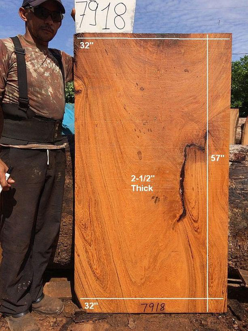 Angelim Pedra #7918 - 2-1/2" x 32" x 57" FREE SHIPPING within the Contiguous US. freeshipping - Big Wood Slabs