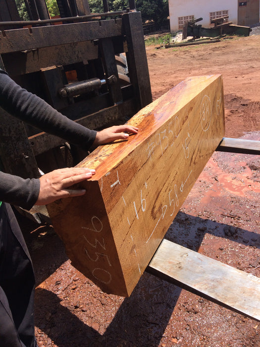 Angelim Pedra #9350 - 8-1/4" 15" to  16" x 58" FREE SHIPPING within the Contiguous US. freeshipping - Big Wood Slabs