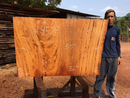 Angelim Pedra # 9528 - 2" x 52" to 59" x 36" FREE SHIPPING within the Contiguous US. freeshipping - Big Wood Slabs