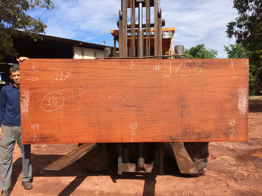 Angelim Pedra # 9753 - 1-1/2" x 43" to 44" x 117" FREE SHIPPING within the Contiguous US. freeshipping - Big Wood Slabs