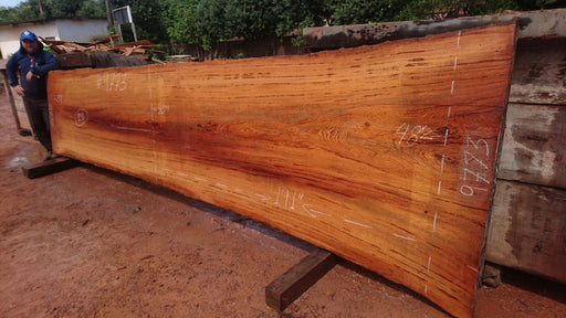Angelim Pedra # 9773 - 2-7/8" x 39" to 48" x 191" FREE SHIPPING within the Contiguous US. freeshipping - Big Wood Slabs