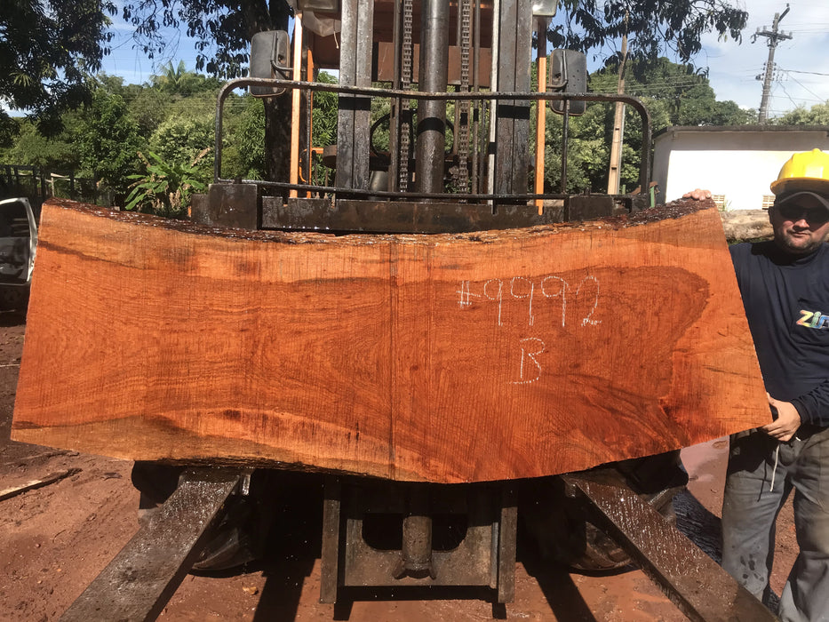 Jatoba / Brazilian #9992 –1-3/4″ x 28″ to 30″ x  80" to 90" FREE SHIPPING within the Contiguous US. freeshipping - Big Wood Slabs