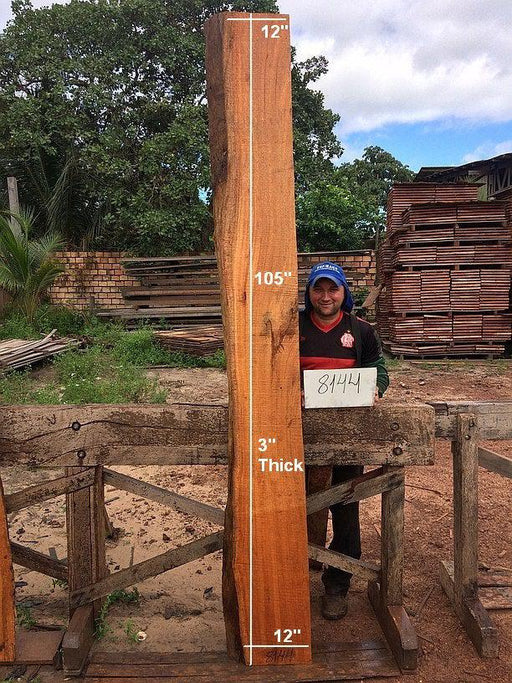 Curatinga Mahogany / Cedrorana #8144- 3" x 12" x 105" FREE SHIPPING within the Contiguous US. freeshipping - Big Wood Slabs