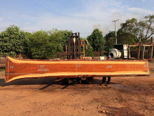 Jatoba-Brazilian Cherry #8995– 2 5/8″ x 25″ to 54″ x 288″ FREE SHIPPING within the Contiguous US. freeshipping - Big Wood Slabs