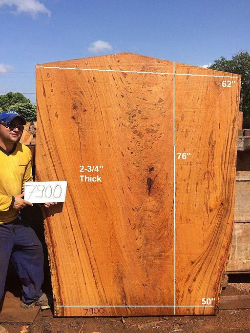 Angelim Pedra #7900 - 2-3/4" x 50" to 62" x 76" FREE SHIPPING within the Contiguous US. freeshipping - Big Wood Slabs