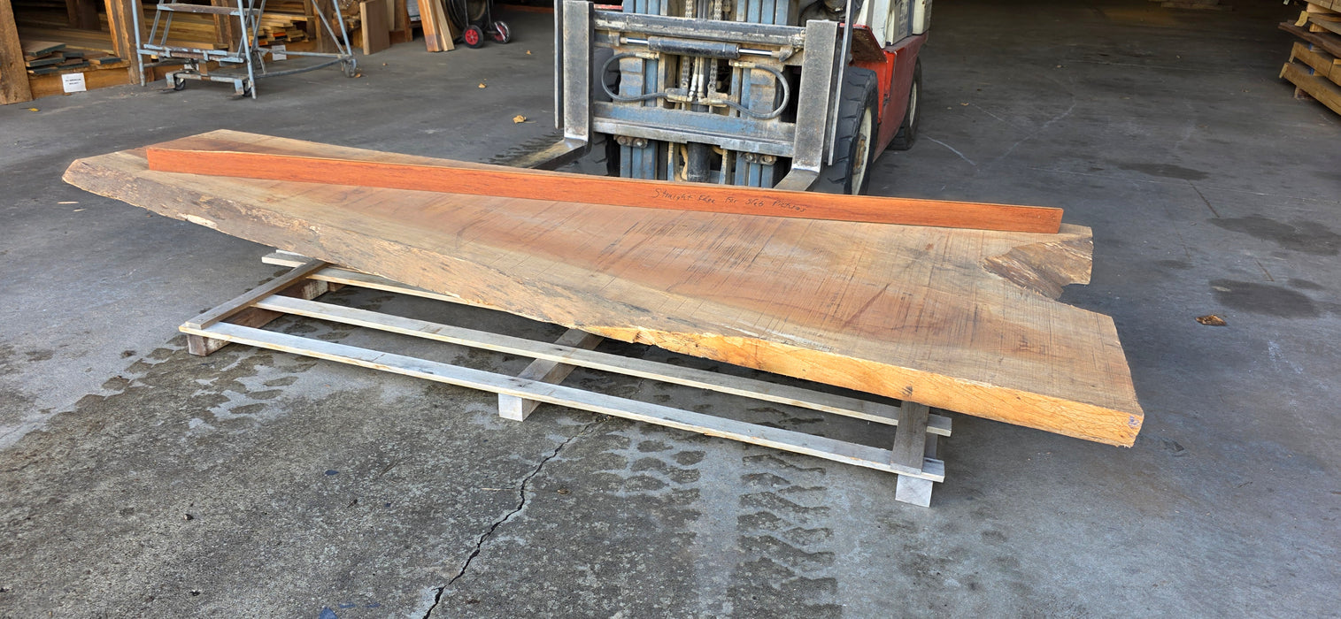 Jatoba / Brazilian Cherry  #4191(LW) - 2-1/2" x 28" to 43" x 106" FREE SHIPPING within the Contiguous US.